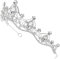 FOMIYES Hochzeitsdiadem Barocke Krone Haarschmuck Für Braut Elegantes Stirnband Mit Kristallen Für Hochzeiten Partys Und Besondere Anlässe Leicht Und Langlebig Für Traumhafte Auftritte