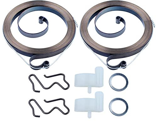 Gubeter Kit de Ressort de cliquet de démarreur, pour pièces de tronçonneuse Stihl Ms250 Ms230 025 023 Ms210 021, 1125 195 7200, 1129 190 0601