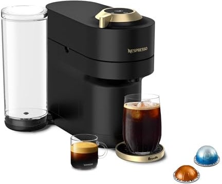 Nespresso® Vertuo Pop+ Deluxe Coffee Pod Machine by Breville, Matte Black