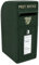Post Box Irish Cast Iron Wall Mounted Wedding Authentic Pillar Replica Lockable Post Office Letter Box Green