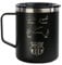Safta F.C. Barcellona NAVY Blue - Tazza termica, bottiglia d'acqua, in acciaio inox, doppio isolamento, 12 ore di bevanda calda e 24 ore di bevanda fredda, 400 ml, 8,4 x 10,7 cm, Blu navy, M, Casual