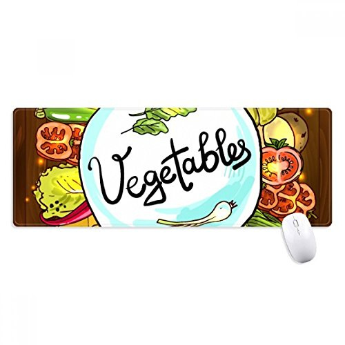 beatChong Gemüse Corn Redish Chinakohl Griffige Mousepad Große Erweiterte Spiel Büro titched Kanten Computer-Mat Geschenk