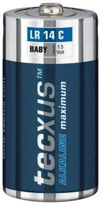 Tecxus 23635 LR14/C (Baby) - Batterie alcaline au manganèse 1 5 V