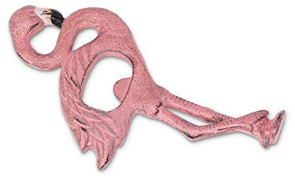 ABBOTT COLLECTION Antique Pink Flamingo Bottle Opener, 1 EA