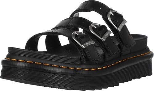 DR MARTENS 25456001 Slide Sandal Women Black Hydro UK 4