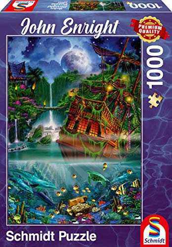 Schmidt Spiele 59685 John Enright, Versunkener Schatz, 1000 Teile Puzzle