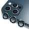 imluckies Camera Lens Protector for iPhone 12 Pro Max, Premium Tempered Glass Film Aluminum Alloy Lens Ring Cover, Pacific Blue [Anti-Scratch]