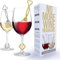 PureWine, filtro per istamina e solfiti, per ridurre le allergie al vino, per aerare il vino, confezione da 8