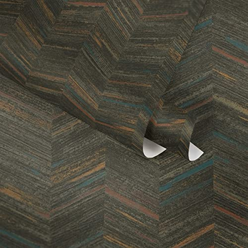 A.S. Création Geometrische Muster Tapete Braun Grau 383092 Design Vliestapete Matt Modern 10,05x0,53m 383092