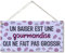 CARISPIBET Un Baiser enseignes décoratifs décorations romantiques Cadeaux pour Elle Date spéciale 15 x 30 cm