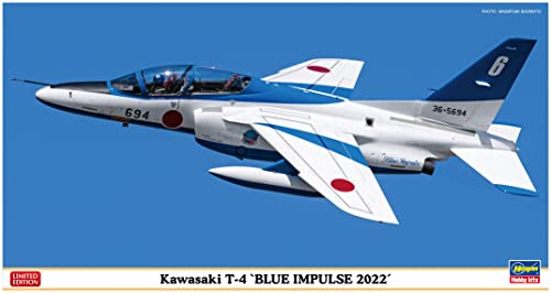 Hasegawa 607513-1/48 Kawasaki T-4, Blue Impulse 2022 - Maßstab 1:48