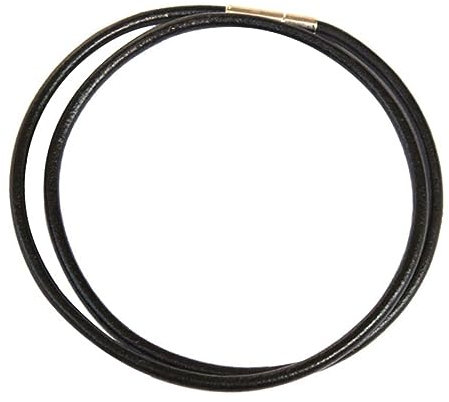 COLLBATH Stylish Cowhide Necklace with Buckle for Men and Women Leather Cord Chain for Parties Weddings and Special Occasions