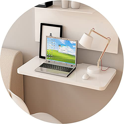 NEWWAN An der Wand montierter Klapptisch, Kleiner Tisch an der Wand, schmaler Schreibtisch an der Wand für Küche/Schreibtisch, Verschiedene Größen