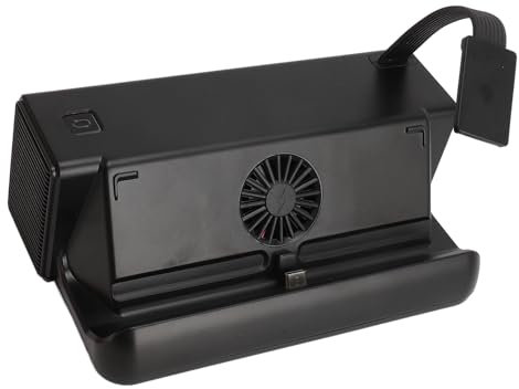 8 in 1 TV Docking Station for Portable TV Dock Station with 4K HDMI Adapter, 30HZ USB2.0 HUBx3 PD3.0 Type C Ports, Portable Charging Stand with Cooling Fan