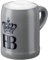 Hofbräuhaus München Boccale da birra da 0,25 l, originale con logo HB, brocca smaltata senza coperchio in stagno, 1000072 (0,25 l, logo HB)
