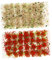 SHINEOFI 2 Kisten Grasschuppen Hecke Künstlich Blumen Anlage Pflanzen Scheibengardinen Statische Grasbüschel Mini-grasbüschel Miniaturornament Miniatur-landschaftsdekor Sandtischgras Harz