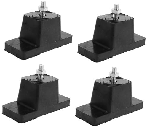 PERSELOSO 4stücke Gummipad Für Klimaanlagen Antivibrationsmatten Zur Geräuschreduzierung Und Schwingungsdämpfung Für Außenanlagen Kompatibel Und Installieren