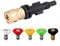 Rondelle di Pressione Schiuma Pot 1/4 Pollice Quick Connect Adattatore Ugello Kit per Lavor per Parkside PHD, per VAX