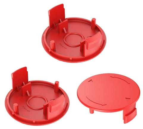 3 Stück F016F04841 Rasentrimmer Spulenabdeckung, Saitentrimmer Spulenabdeckung für Bosch Elektro Freischneider AFS 23-37 Rasentrimmer Ersatzteil für Bosch Motorsense-RED