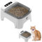 Automatic Cat Feeder - Pet Feeder, Food Dispenser Pets with Timed Switch, Wet Food Pet Dispenser, Suitable for Cats and Dogs, Automatic Feeder with Infrared Induction, Grey