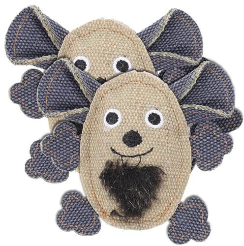 TOYANDONA 2Stücke Katzenminze Mäuse aus Atmungsaktivem Canvas Interaktives Katzenspielzeug für Katzen Langlebig und Ansprechend Fördert und Bewegung für Katzen und Kätzchen