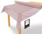 LILENO HOME Tischdeckenrolle 1,10 x 25 m - Tischdecke Rosé aus Vlies - Stoffähnlich, abwaschbare Tischdecke als Rolle, Meterware Tischtuchrolle - Einweg Papiertischdecke Rolle Alternative