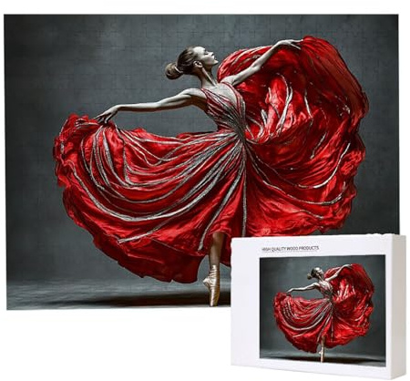 Jigsaw Puzzles für Erwachsene 4000 Teile, Herausforderndes Rätsel, Clevere Rätsel, Puzzlespiele für Die Ganze Familie, Geschenke für Frauen, Geschenke für Männer, Thema: (Ballett Tänzer) n-26