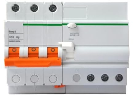 Disjoncteur de protection contre les fuites EA9RN3C2030CA 3P | C | 30mA | 20A EA9R