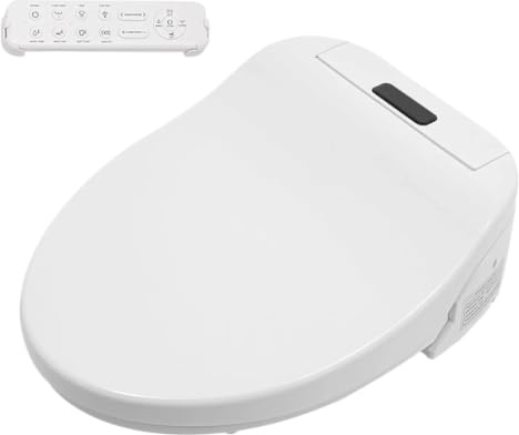 Sedile WC Intelligente, Giapponese Con Doccia Riscaldato Automatico Telecomando Robusto E Confortevole