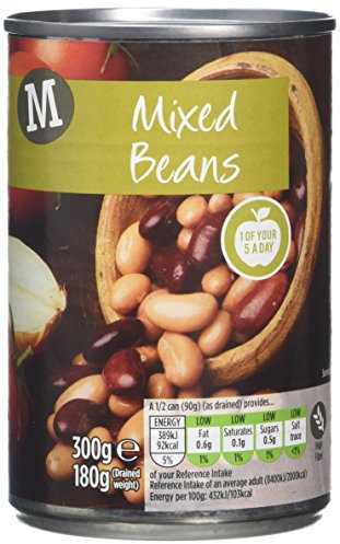 Morrisons Mixed Beans, 300 g, Pack of 12 (Packaging May Vary)