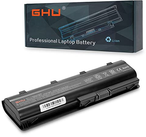 GHU Batteria Per Hp G32 G42 G56 G62 G72 G62T G72T, Presario Cq42 Cq43 Cq56 Cq62 Cq72-593554-001 593553-001- Mu06 Nero