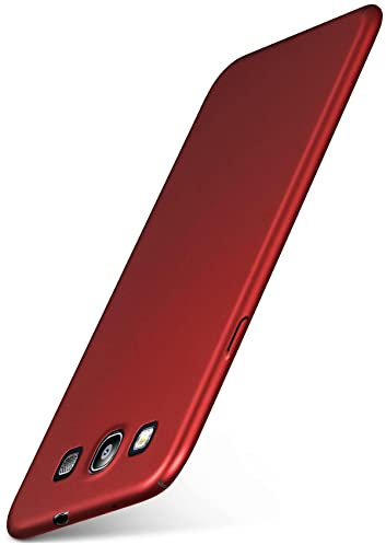 moex Alpha Case für Samsung Galaxy S3 / S3 Neo Hülle Ultra Dünn, Schutzhülle mit erhöhtem Kameraschutz, Slim Cover Hardcase Backcover, Dünnste Handyhülle Minimalistisch, Matt Rot