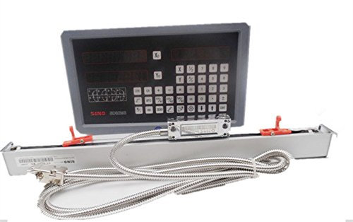 GOWE High Precision 2 axis DRO kit DRO Digital Readout & Linear Scale KA300 720mm*320mm for Lathe Milling Machine