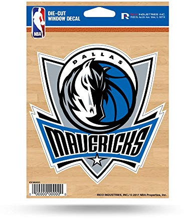 Rico Industries NBA Basketball Dallas Mavericks Medium gestanzter Aufkleber