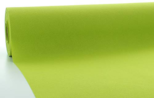 Mank Tischdeckenrollen Uni | Rollenware 120 cm x 25m aus Airlaid stoffähnlich Tischdecke für Gastronomie | (Kiwi, 120 cm x 25 m)