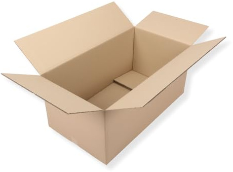 7 St. Faltkarton 900x500x400 2-wellig braun 2.40 BC-Welle Versandverpackung 90x50x40 Umzugs Bücherkartons
