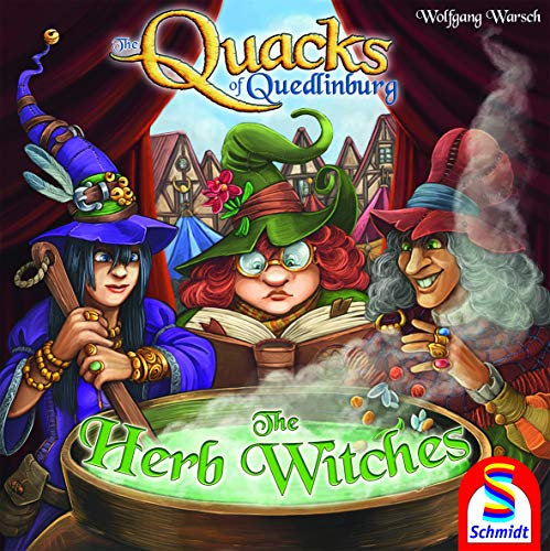 Schmidt, Quacks of Quedlinburg- Herb Witch, Board Game, Ages 10+, 2-5 Players, 45 Minutes Playing Time