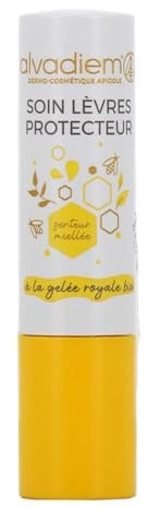 ALVADIEM Feuchtigkeitsspendender Lippenstift mit Bio-Gelée Royale – trockene Lippen – hergestellt in FR