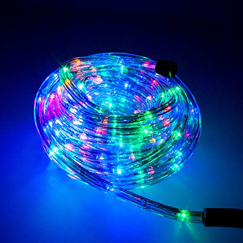 Trade-Shop LED-Beleuchtung Licht-Schlauch Lichterkette 36 LED/Meter für Balkon Terasse Garten Party Weihnachten Deko (5M/10M/20M/30M/40M/50M/60M/80M/100M)