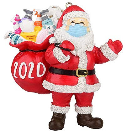 BDXZJ Anhänger Weihnachtsmann Christbaumschmuck Weihnachtsmann Gehört Eine Maske Um Den Weihnachtsbaum Zu Schmücken 2020 Weihnachtsschmuck