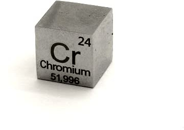 10mm polierte BarrenMetallic Elements Serie. Lasergravuren (Chrom)