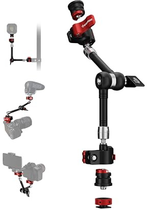 IFOOTAGE MA5-6 Spider Crab Magic Friction Arm Camera Mount,Articulating Arm,for Camera Sliders Nano II,Pocket 3,Video Monitor,Flash Light,Microphone,LED,Monitor,Payload 13.23lbs/6kg,1/4''&3/8''Screw