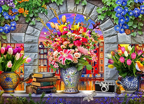 Vermont Christmas Company Vases in Amsterdam Jigsaw Puzzle 1000 Piece by