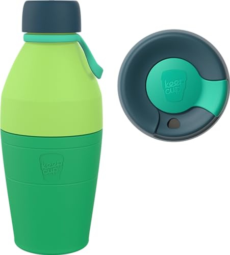 KeepCup 2 in 1 Reusable 18oz Insulated Stainless Steel Convertible Travel Mug Bottle Kit - Calenture