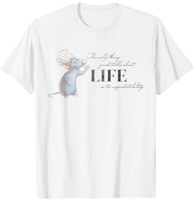 Disney 100 and Pixar's Ratatouille Remy Unpredictable Life T-Shirt