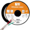 OSD 14/4 Speaker Wire 14 AWG/Gauge 4 Conductor 100Ft UL List in Wall Direct Burial Graded CL2/CL3 Oxygen Free Copper OFC - White