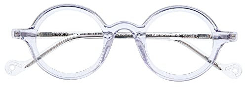 DIDINSKY Gafas de Lectura o Presbicia Graduadas Anti bluelight Anti Luz Azul para Hombre y Mujer. Montura de Acetato y Cristales Anti-reflejantes. Crystal +1.5 – DISAKURA
