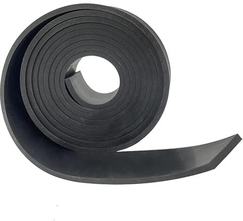 GummiStreifen Neopren Gummimatte 3mm(D) x50mm(B) x3m(L) Vollgummi Gummiprofil Gummimatten für Dichtung, Bodenbeläge Schutz, Vibrationsschutz, Abdeckung, DIY-Dichtungen