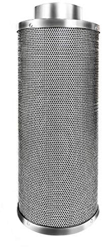 AKF Aktivkohle-Filter Luft-Filter Geruchsfilter Abluft-Filter Grow Filter für Rohrventilatoren 100 125 200 250 315 mm (100x200mm 265m³/h)