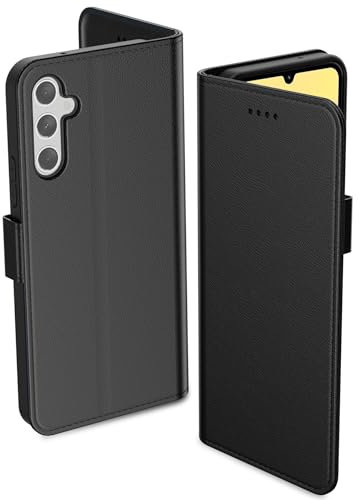 Aiziki For Samsung Galaxy A15 5G/4G Case Wallet Premium Leather Flip Case with Card Slots Magnetic Closure Kickstand Shockproof Protective Compatible with Samsung Galaxy A15 5G/4G Phone Case-Black